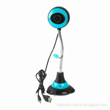 Best Selling 5.0-megapixel USB2.0 Driverless PC Camera, 1.1m Cable Length